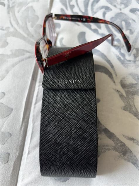 Prada PR 15XV Women's Eyeglasses Red/Havana 53